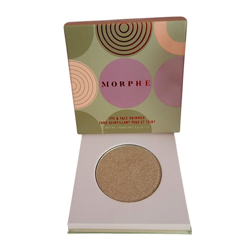 NWT Morphe Limited Edition Eye & Face Shimmer Highlighter, Sparkling Bronze